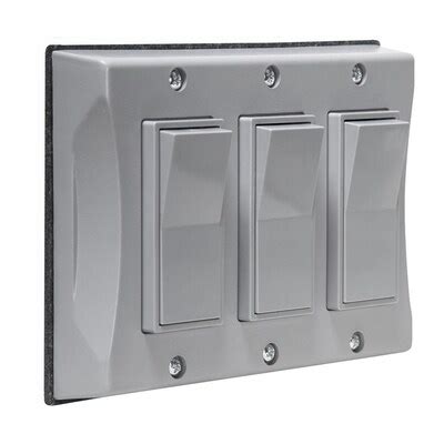 3 gang rectangle metal electrical box cover|3 gang light switch cover.